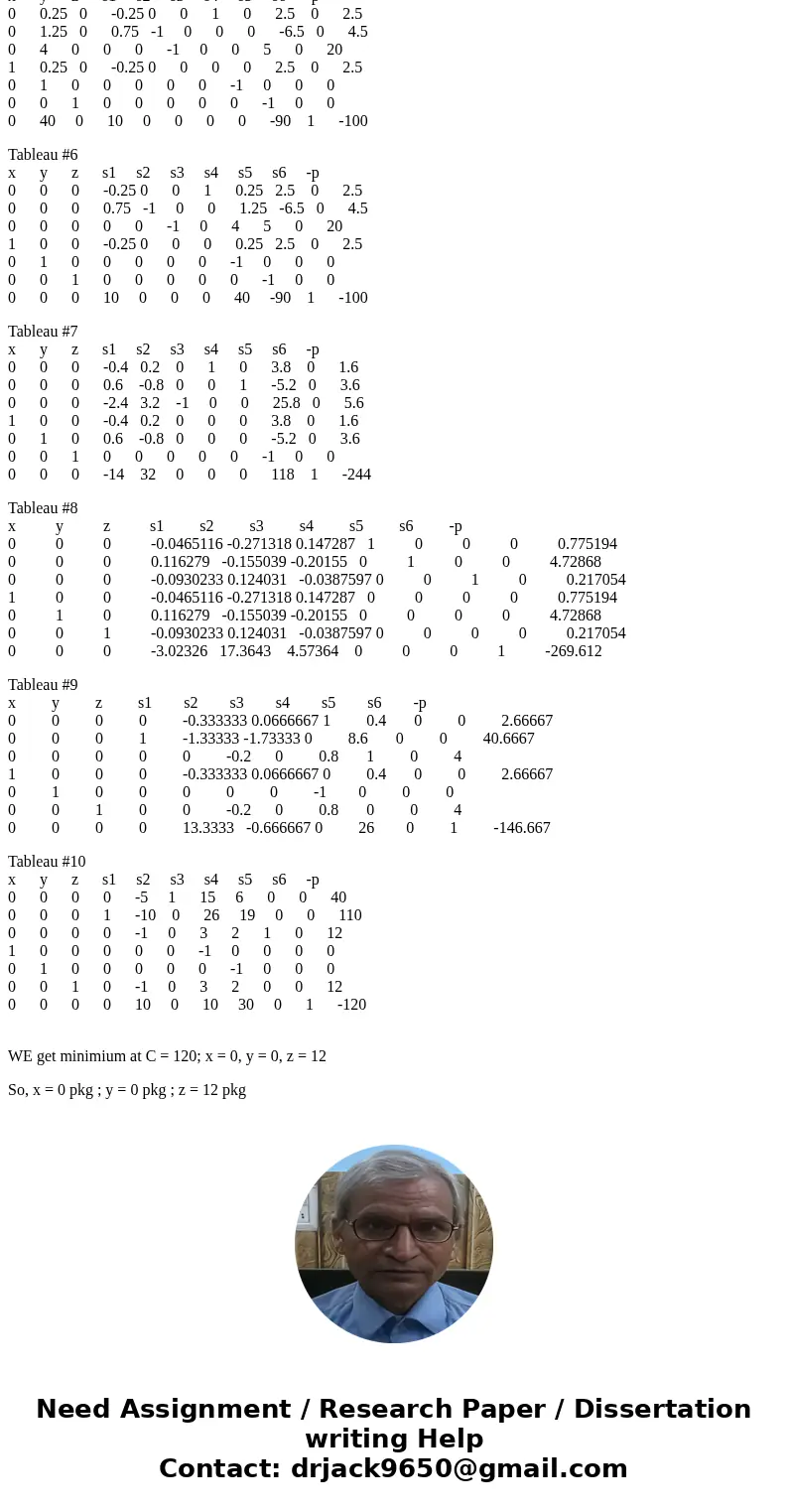 To properly stock his restaurant each week, John needs at least 10lbs of carrots, 12lbs of onions, and 20lbs of potatoes. One of his suppliers offers three pack To properly stock his restaurant each week, John needs at least 10lbs of carrots, 12lbs of onions, and 20lbs of potatoes. One of his suppliers offers three pack