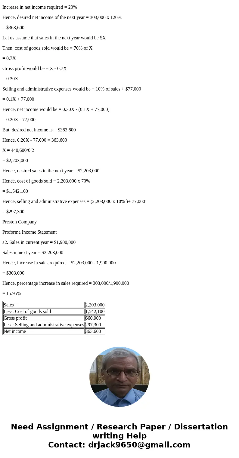 Top executive officers of Preston Company, a merchandising firm, are preparing the next year\'s budget. The controller has provided everyone with the current y  Top executive officers of Preston Company, a merchandising firm, are preparing the next year\'s budget. The controller has provided everyone with the current y