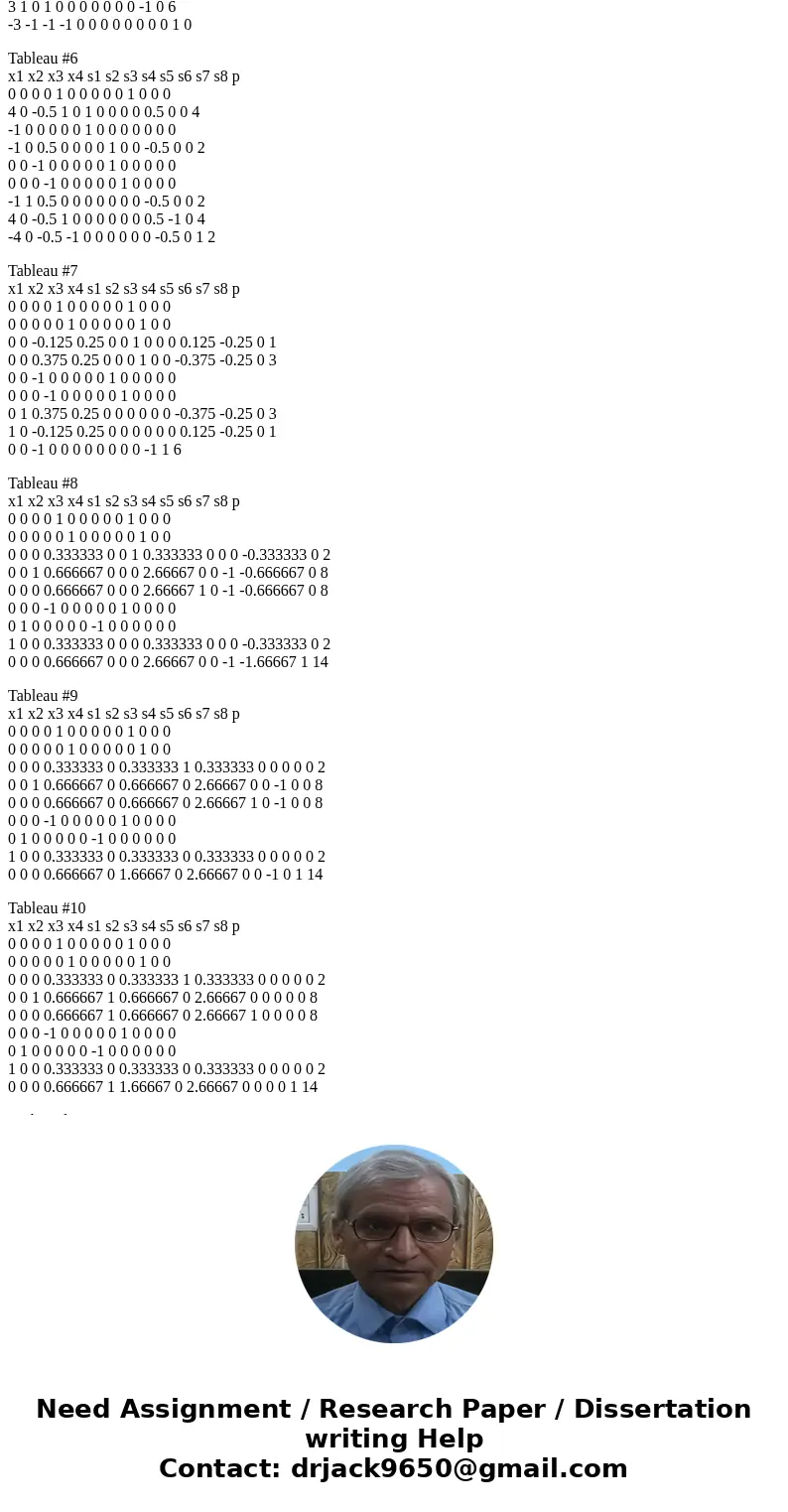Use the simplex method to solve: Minimize: Z=3x_1 +x_2 + x_3 +x_4 Subject to: -2x_1 +2x_2 + x_3 =4 3x_1 +x_2 +x_4 =6 x_1, x_2, x_3, x_4 greaterthanoverequalto   Use the simplex method to solve: Minimize: Z=3x_1 +x_2 + x_3 +x_4 Subject to: -2x_1 +2x_2 + x_3 =4 3x_1 +x_2 +x_4 =6 x_1, x_2, x_3, x_4 greaterthanoverequalto