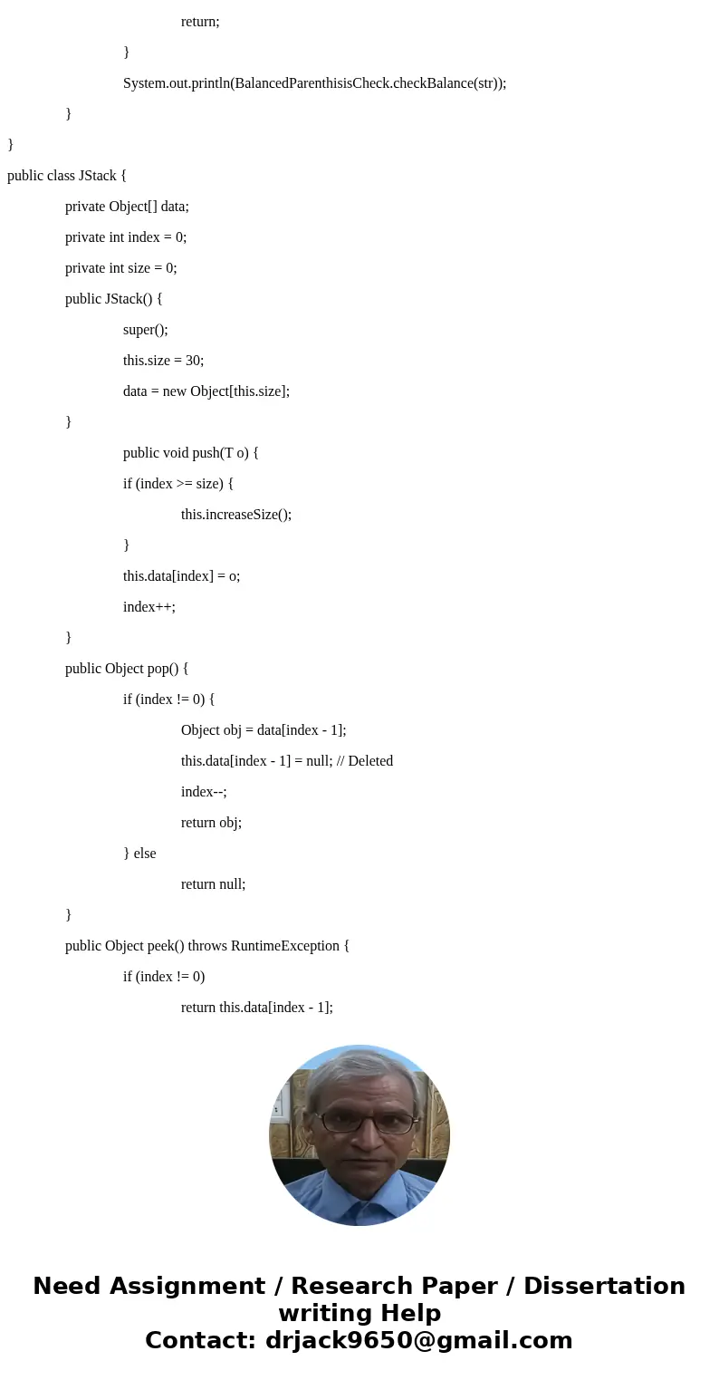 Using an appropriate data structure write a program that makes sure a JAVA program’s grouping symbols match correctly. These are symbols like parentheses( ), cu Using an appropriate data structure write a program that makes sure a JAVA program’s grouping symbols match correctly. These are symbols like parentheses( ), cu