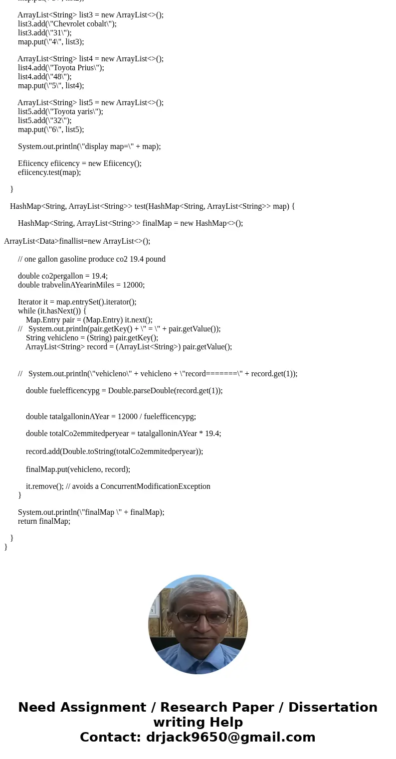  Vector Operations Create ONE well-documented main program or Driver that will call three user-defined functions to solve the problems below. Burning one gallon