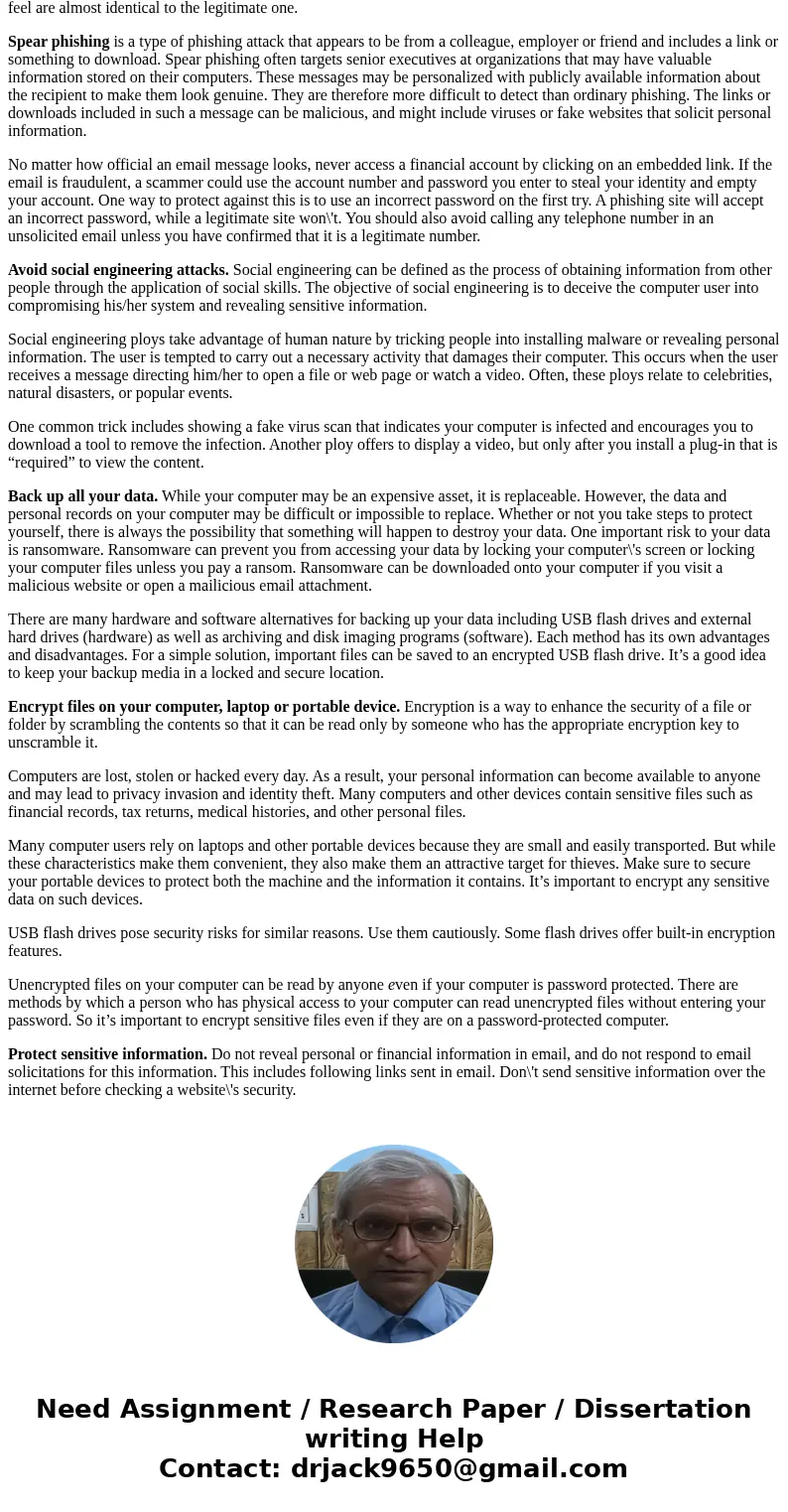 1)Identify two different updatable computer security sources of information that you believe could be used free. By updatable I mean something that is refreshed 1)Identify two different updatable computer security sources of information that you believe could be used free. By updatable I mean something that is refreshed