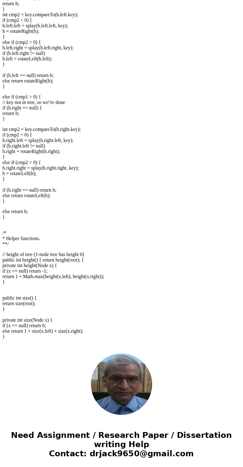 Add to BST.java a method height() that computes the height of the tree. Develop two implementations: a recursive method (which takes linear time and space propo Add to BST.java a method height() that computes the height of the tree. Develop two implementations: a recursive method (which takes linear time and space propo