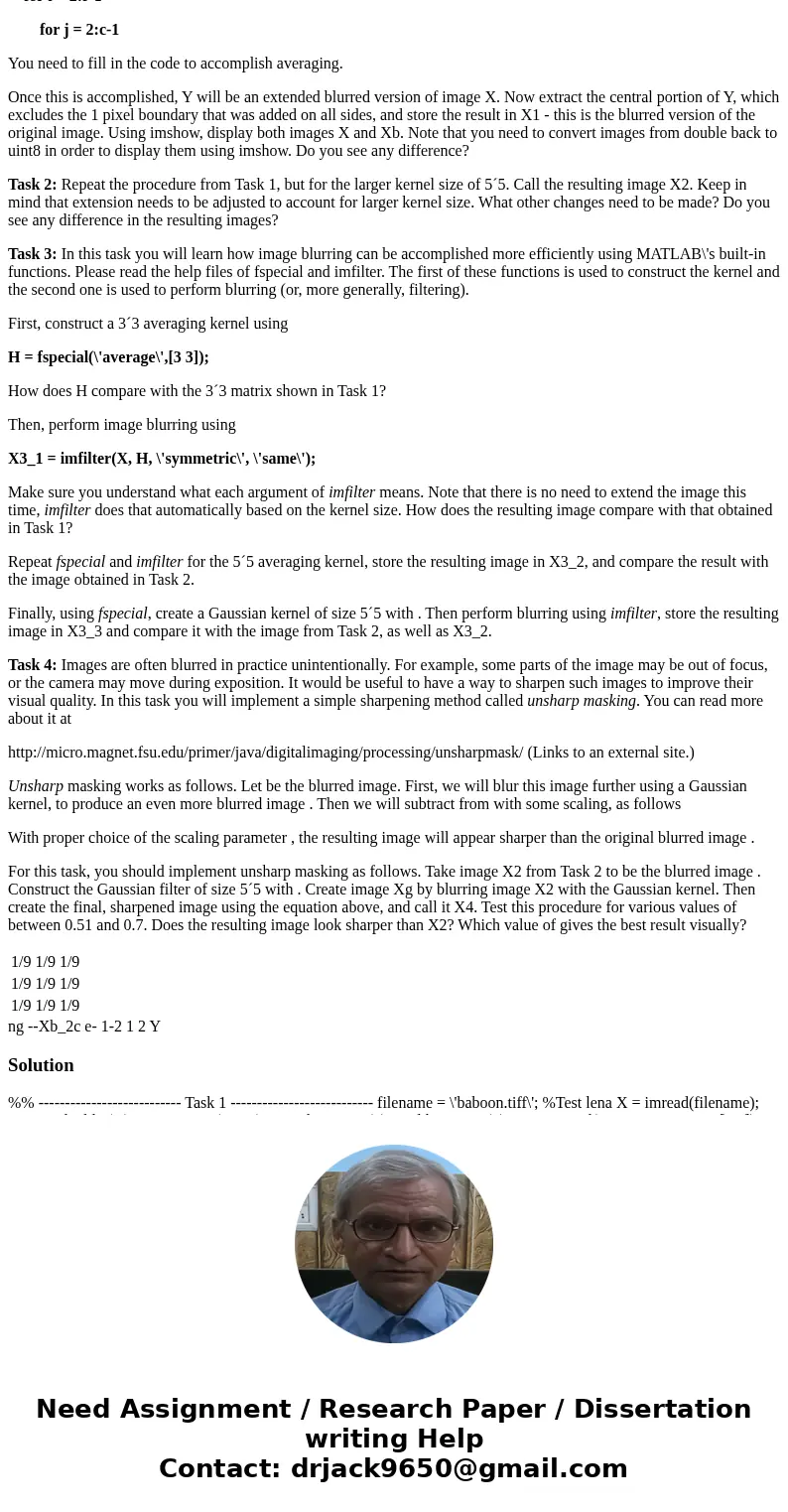 Assignment details The image, Baboon aka 4.2.03.tiff, is referenced in this assignment, in TIFF format. This image can be downloaded from the publicly accessibl Assignment details The image, Baboon aka 4.2.03.tiff, is referenced in this assignment, in TIFF format. This image can be downloaded from the publicly accessibl