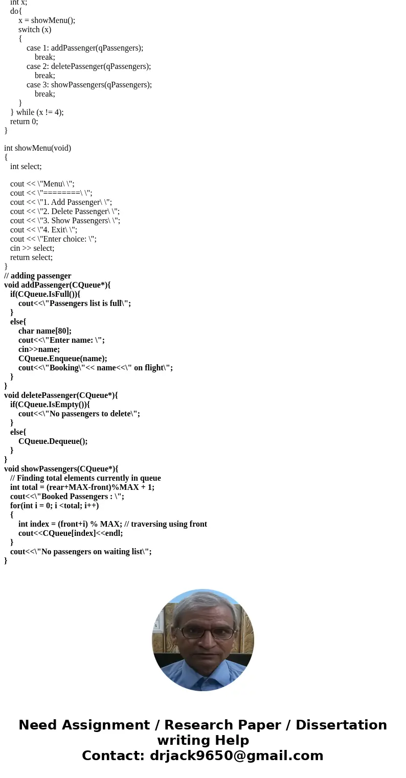 C++ Multi-File Queue Exercise Hello Everyone and thank you in advance for your help. Please my question below. **************Purpose of this Program:*********** C++ Multi-File Queue Exercise Hello Everyone and thank you in advance for your help. Please my question below. **************Purpose of this Program:***********