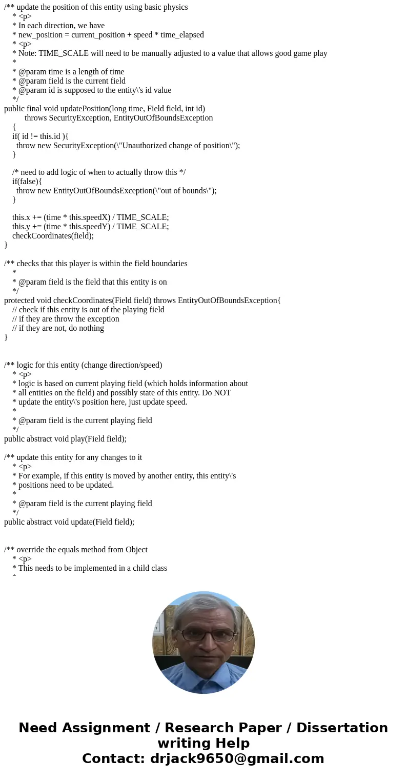 Chaser Player(player, entity ,dummyplayerclass.java is given) Create a class called Chaser that extends the Player class. Your Chaser player will chase after a  Chaser Player(player, entity ,dummyplayerclass.java is given) Create a class called Chaser that extends the Player class. Your Chaser player will chase after a