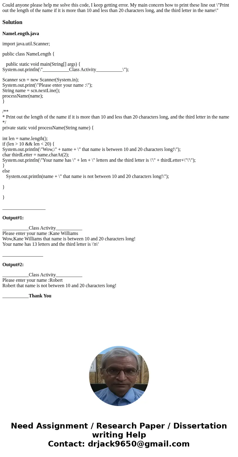 Could anyone please help me solve this code, I keep getting error. My main concern how to print these line out \