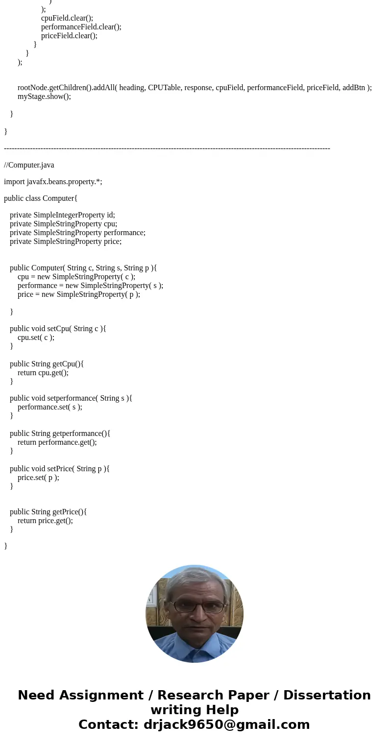 Create a Java FX GUI program that allows the user to insert data into a SQL database. The goal of this project is to write a basic Java FX GUI database program.