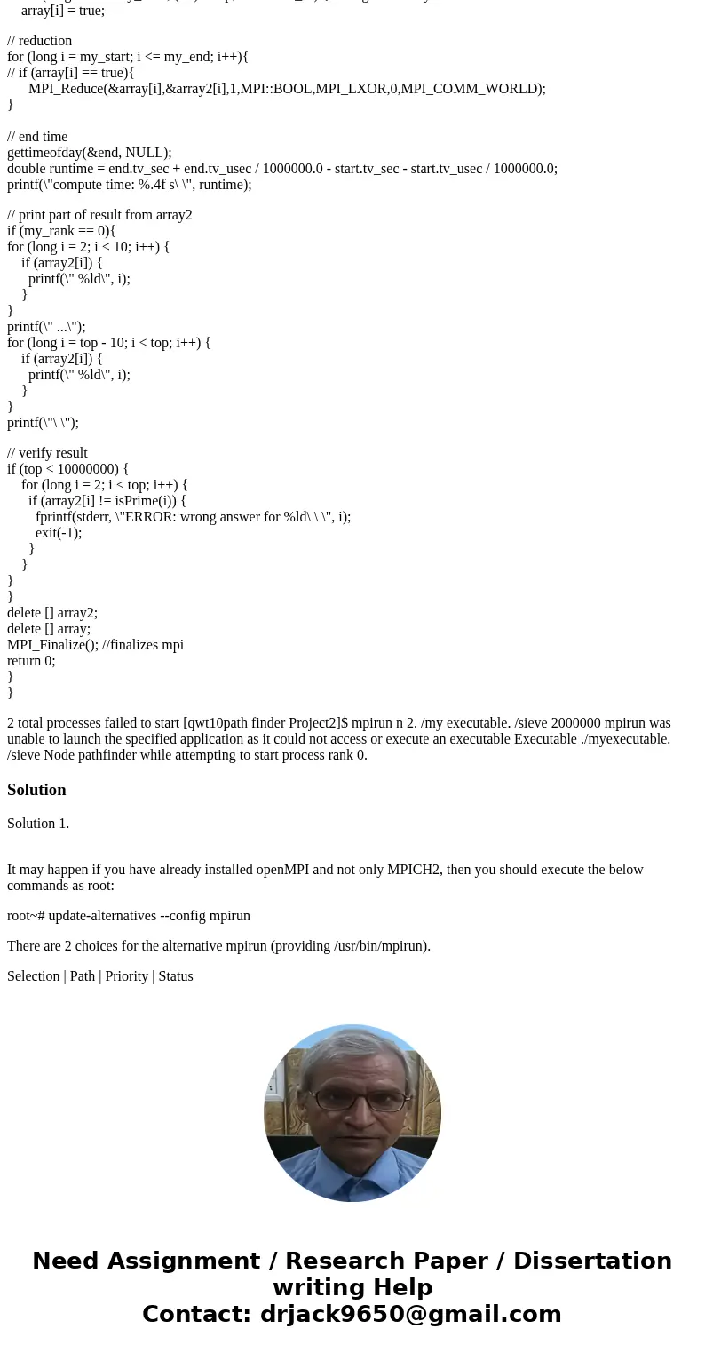 I am working with a serial code and trying to parrallize it. The code is suppose to implement the sieve of Eratosthenes and find the primes up to a given limit. I am working with a serial code and trying to parrallize it. The code is suppose to implement the sieve of Eratosthenes and find the primes up to a given limit.