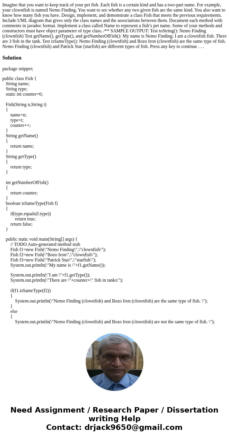 Imagine that you want to keep track of your pet fish. Each fish is a certain kind and has a two-part name. For example, your clownfish is named Nemo Finding. Yo Imagine that you want to keep track of your pet fish. Each fish is a certain kind and has a two-part name. For example, your clownfish is named Nemo Finding. Yo