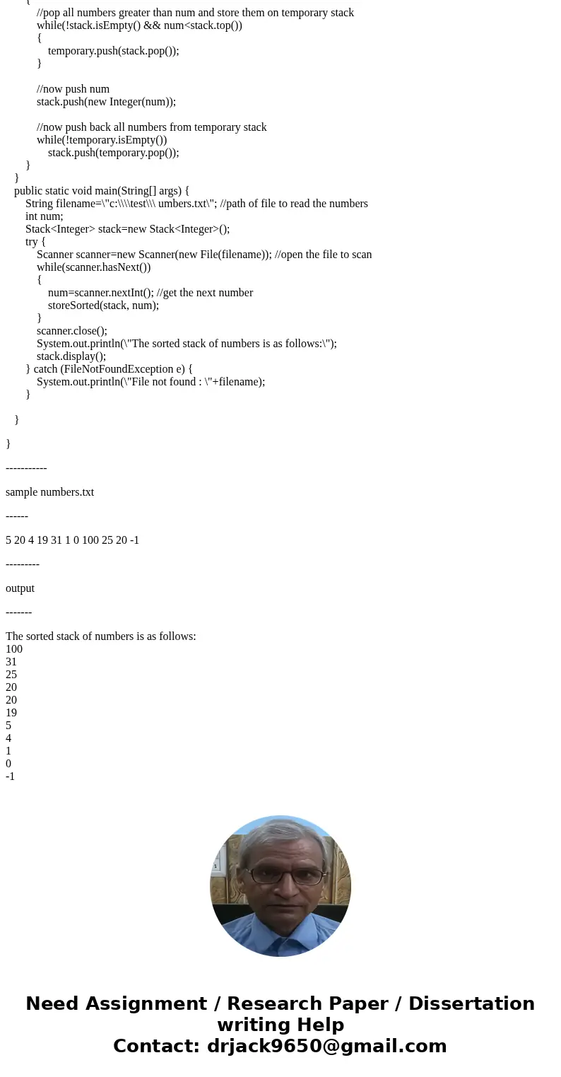 IN JAVA!!!!!!! THIS QUESTION HAS BEEN INCRORRECTLY ANSWERED TWICE IN C, I NEED IT ANSWERED IN JAVA!!!! Thanks, The Problem Integer numbers must be loaded into a IN JAVA!!!!!!! THIS QUESTION HAS BEEN INCRORRECTLY ANSWERED TWICE IN C, I NEED IT ANSWERED IN JAVA!!!! Thanks, The Problem Integer numbers must be loaded into a