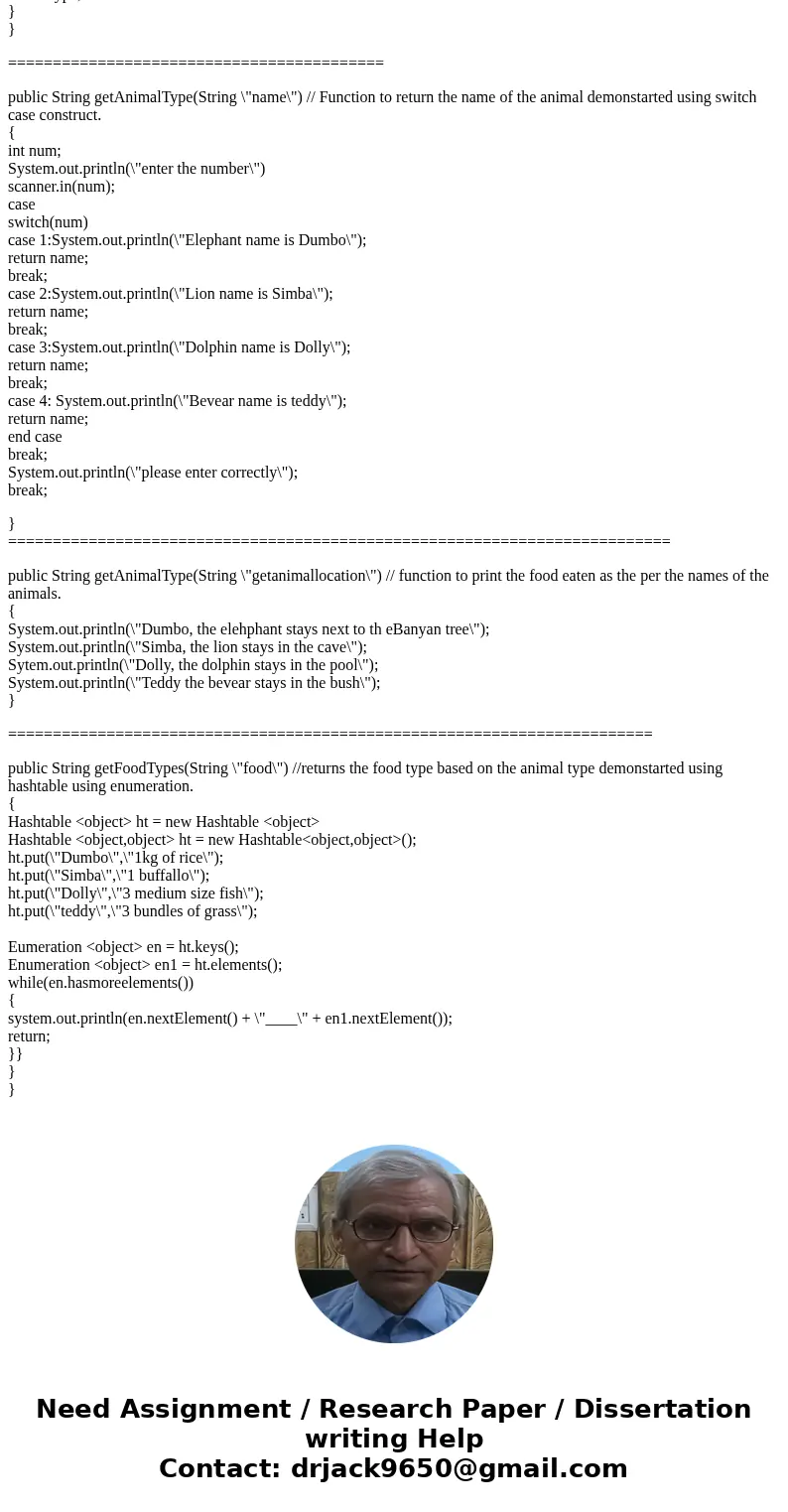 IN JAVA Utilizing polymorphism, construct a class hierarchy that totals up feeding history of 4 animal types (elephant, dolphin, lion, and beaver). You must at  IN JAVA Utilizing polymorphism, construct a class hierarchy that totals up feeding history of 4 animal types (elephant, dolphin, lion, and beaver). You must at