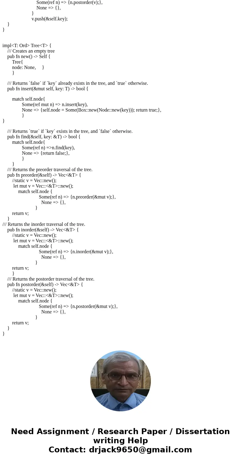  In rust programming language ## Binary search trees Implement a [binary search tree](https://en.wikipedia.org/wiki/Binary_search_tree) that supports insert, se