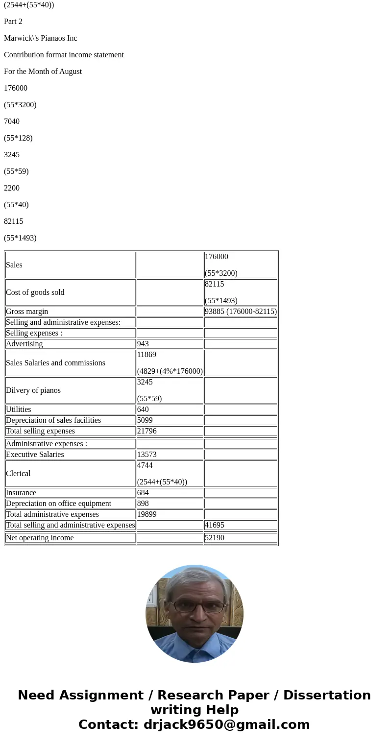  Marwick\'s Pianos, Inc., purchases pianos from a large manufacturer and sells them at the retail level. The planos cost, on the average, $1,493 each from the m
