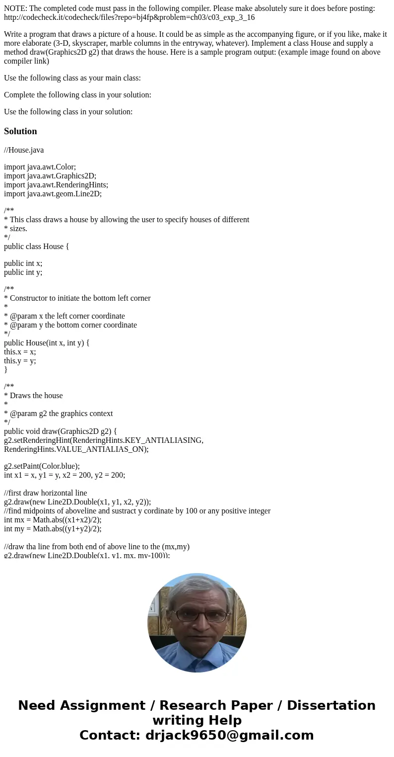 NOTE: The completed code must pass in the following compiler. Please make absolutely sure it does before posting: http://codecheck.it/codecheck/files?repo=bj4fp NOTE: The completed code must pass in the following compiler. Please make absolutely sure it does before posting: http://codecheck.it/codecheck/files?repo=bj4fp