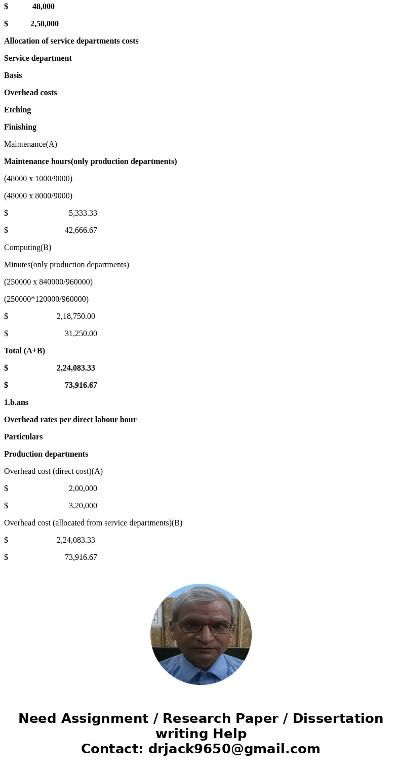 Please solve this with all steps shown Celestial Artistry Company is developing departmental overhead rates based on direct-labor hours for its two production d