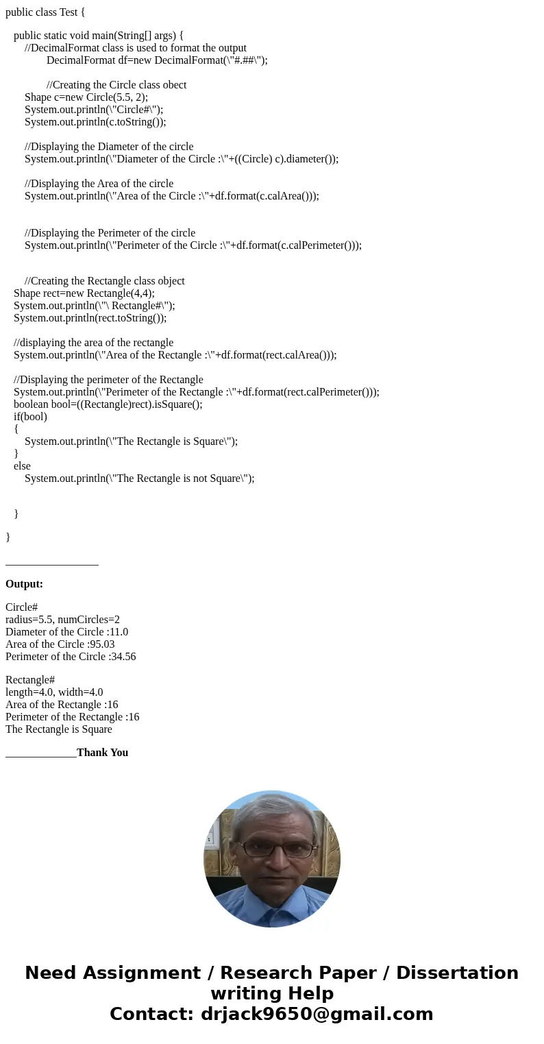 Please use JAVA PROGRAMMING <Ractangle> double length double width int numRectangles Rectangle() Rectangle(double length, double width) getters setters do