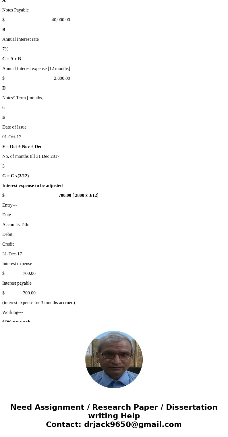  Problem 4-5A A review of the ledger of Lewis Company at December 31, 2017, produces these data pertaining to the preparation of annual adjusting entries 1. Pre