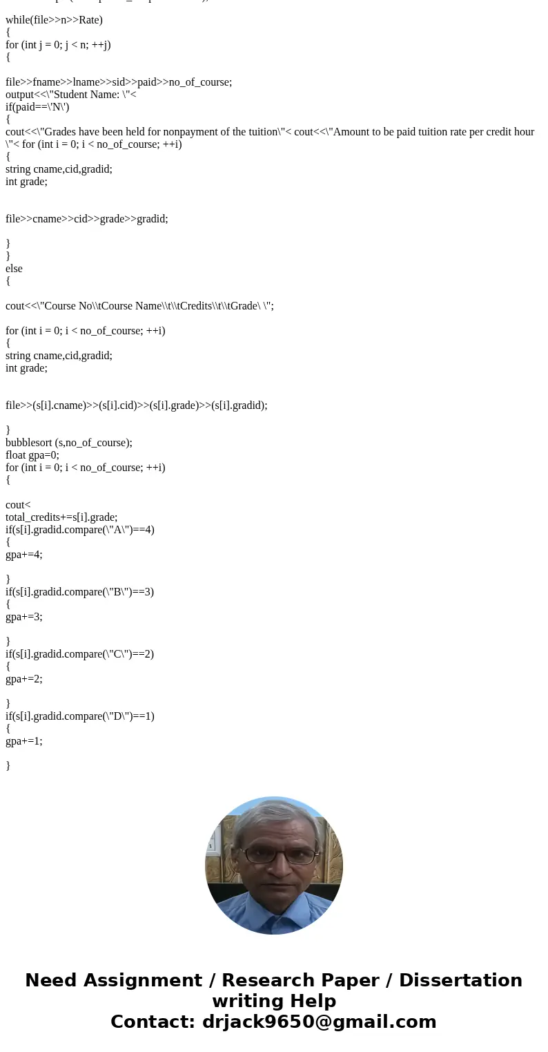 This programming example further illustrates the concepts of inheritance and composition. The mid-semester point at your local university is approaching. The re This programming example further illustrates the concepts of inheritance and composition. The mid-semester point at your local university is approaching. The re