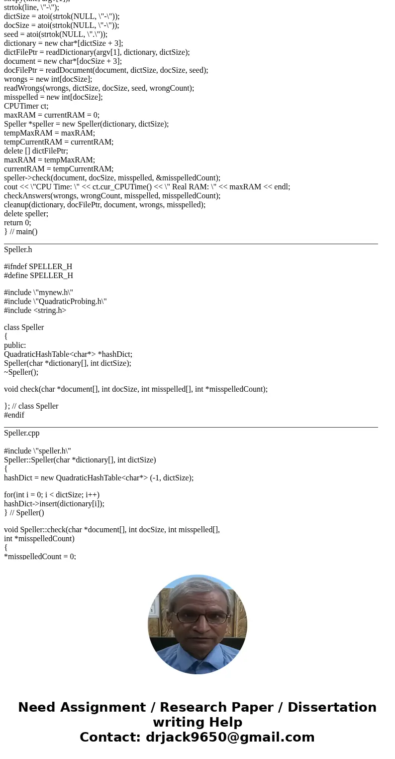 You are to write an efficient program that will read a dictionary of 100,000 words, and then check a document of 2,000,000 words. The program should insert into You are to write an efficient program that will read a dictionary of 100,000 words, and then check a document of 2,000,000 words. The program should insert into