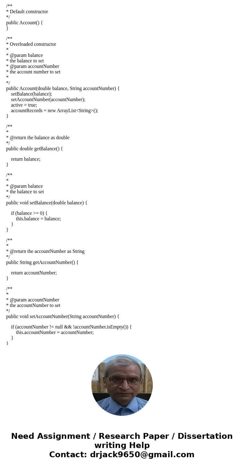 Account class • The Account class will become an abstract class. • The addTransactionInfo(String) method we become an abstract method. • Each subclass will now  Account class • The Account class will become an abstract class. • The addTransactionInfo(String) method we become an abstract method. • Each subclass will now