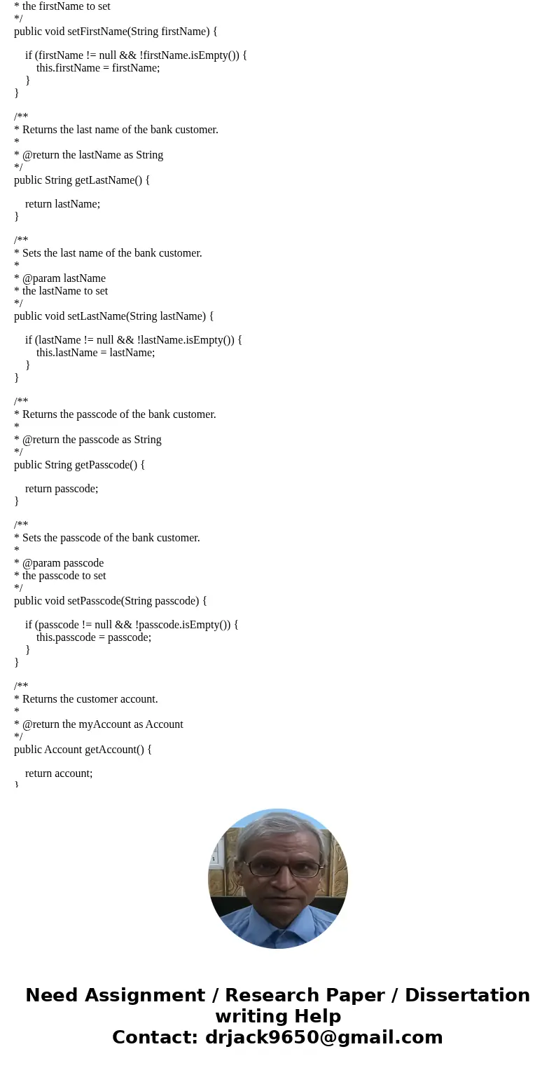 Account class • The Account class will become an abstract class. • The addTransactionInfo(String) method we become an abstract method. • Each subclass will now  Account class • The Account class will become an abstract class. • The addTransactionInfo(String) method we become an abstract method. • Each subclass will now