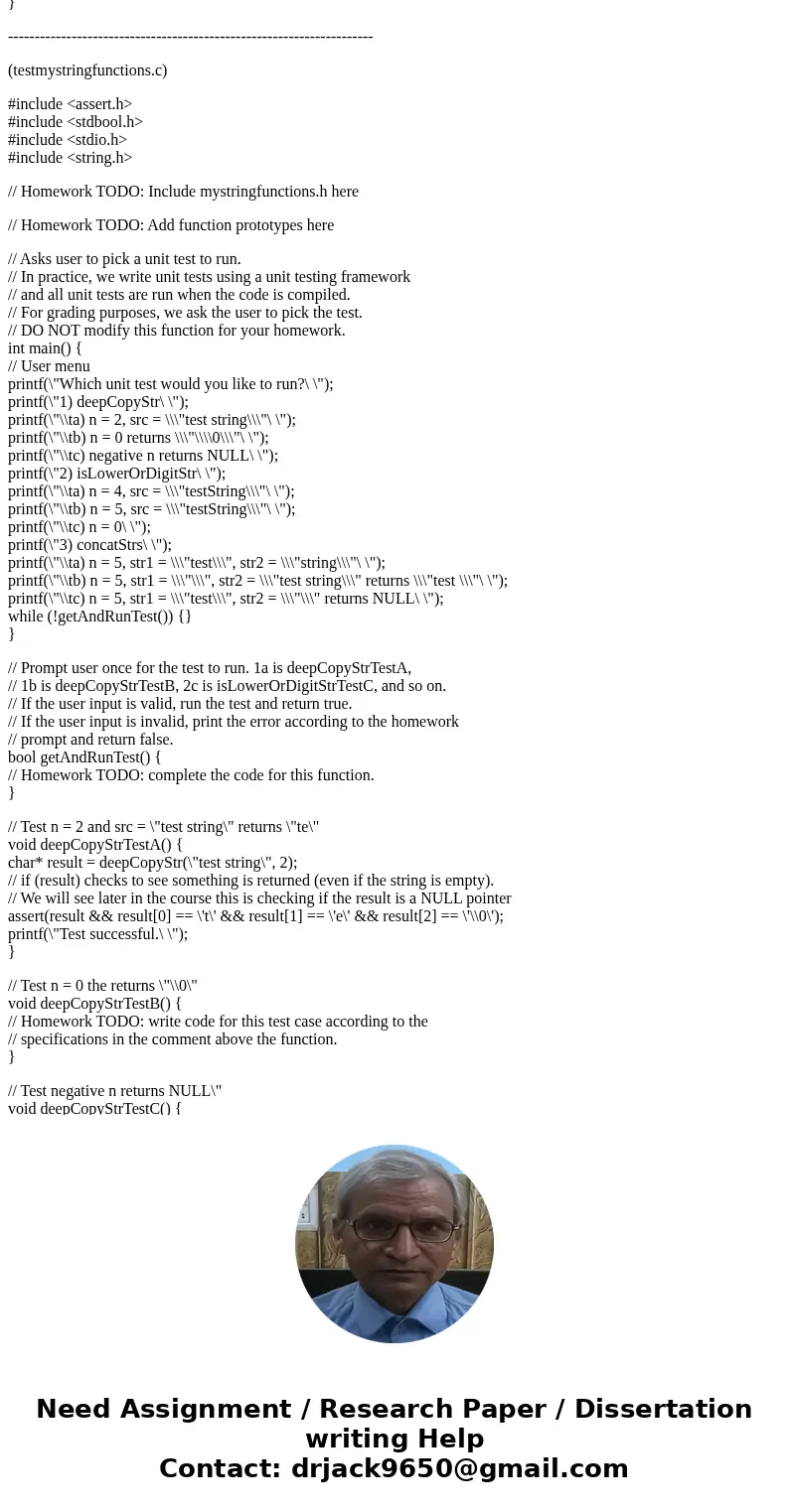 C programming: Imagine you are working on a team and one of your team members is writing a library of C functions to work with strings. They decide to name thei C programming: Imagine you are working on a team and one of your team members is writing a library of C functions to work with strings. They decide to name thei