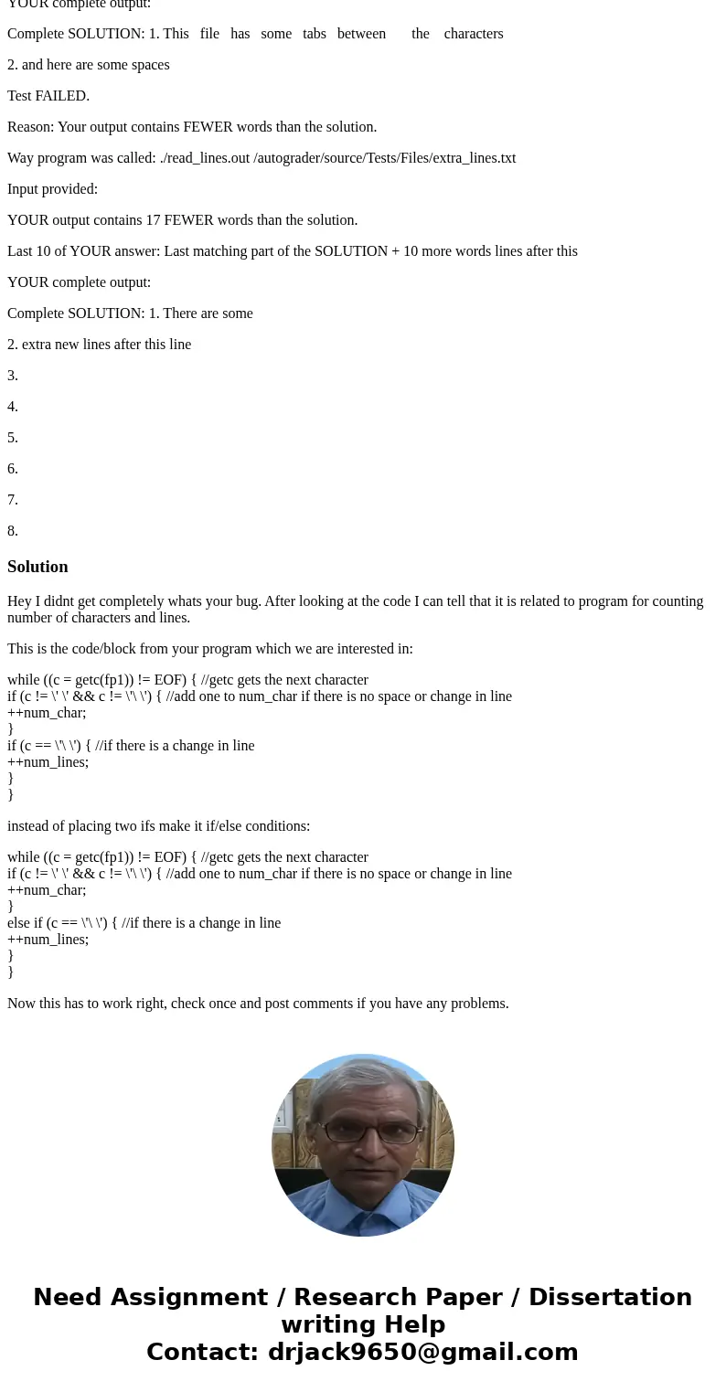 C Programming My program is not passing tests on an online grader. Any help concerning what I am doing wrong is appreciated! I have included my homework prompt, C Programming My program is not passing tests on an online grader. Any help concerning what I am doing wrong is appreciated! I have included my homework prompt,