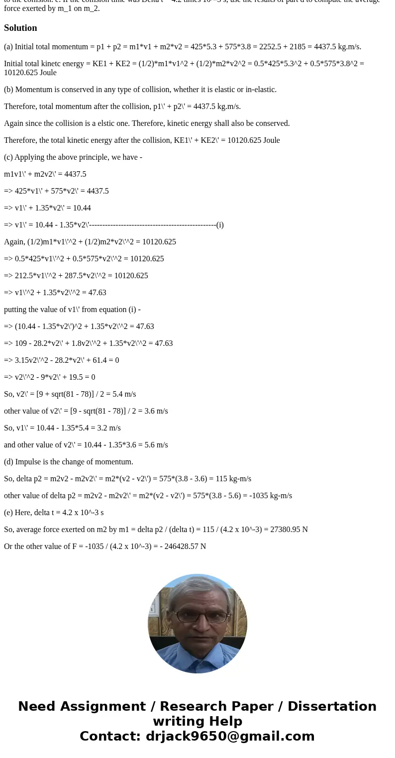 Can you please answer all parts to the question and show work? Study guide for exam. Two bumper cars in an amusement park undergo an elastic collision as one ap Can you please answer all parts to the question and show work? Study guide for exam. Two bumper cars in an amusement park undergo an elastic collision as one ap