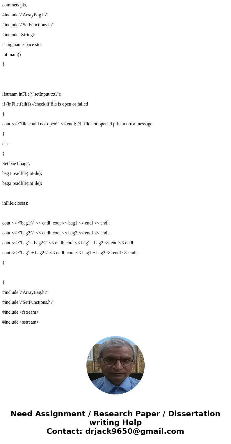 commets pls, #include \ commets pls, #include \