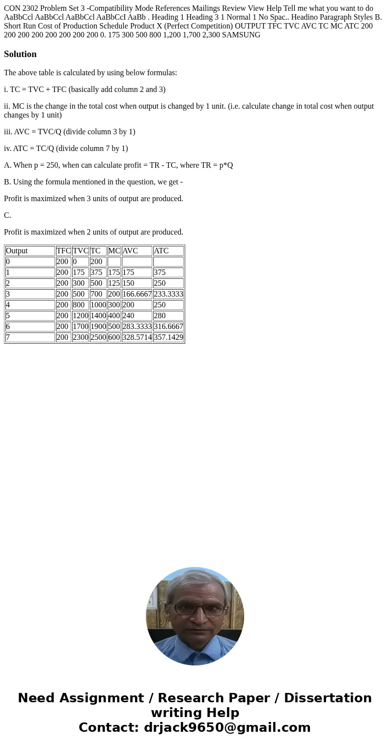 CON 2302 Problem Set 3 -Compatibility Mode References Mailings Review View Help Tell me what you want to do AaBbCcl AaBbCcl AaBbCcl AaBbCcI AaBb . Heading 1 He  CON 2302 Problem Set 3 -Compatibility Mode References Mailings Review View Help Tell me what you want to do AaBbCcl AaBbCcl AaBbCcl AaBbCcI AaBb . Heading 1 He