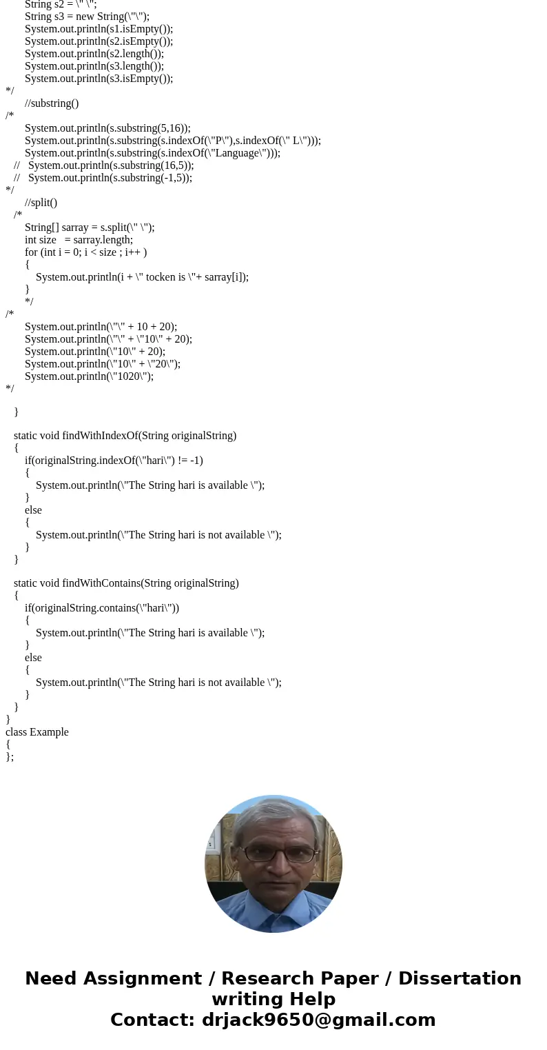 CSE 110 Lab 3: Objects and Classes in Java Lab Exercise: Complete this portion of the lab during your lab session, 1. String Manipulation: The following progra  CSE 110 Lab 3: Objects and Classes in Java Lab Exercise: Complete this portion of the lab during your lab session, 1. String Manipulation: The following progra