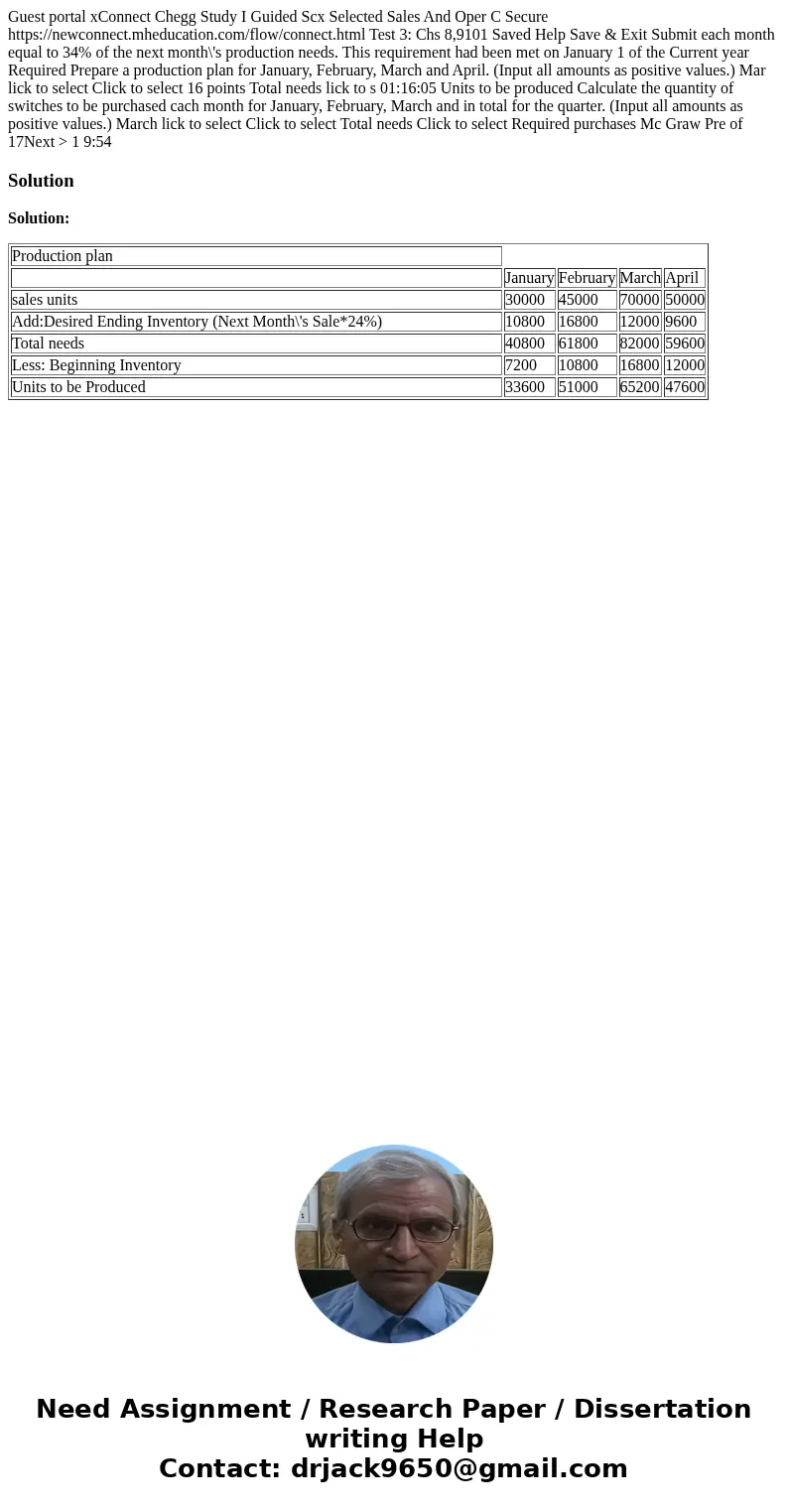  Guest portal xConnect Chegg Study I Guided Scx Selected Sales And Oper C Secure https://newconnect.mheducation.com/flow/connect.html Test 3: Chs 8,9101 Saved H