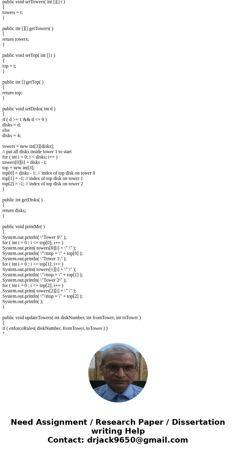/* HanoiClient 1. For the code under comment 2, use numDisks as the disk number to move. import javax.swing.JOptionPane; import javax.swing.JFrame; import java. /* HanoiClient 1. For the code under comment 2, use numDisks as the disk number to move. import javax.swing.JOptionPane; import javax.swing.JFrame; import java.