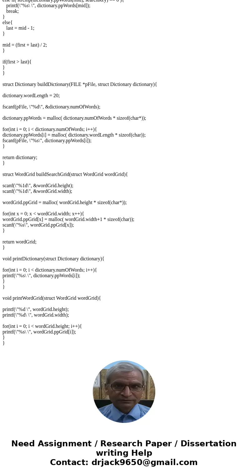 How would I create a grid for a word seach? Assuming I have all the words in the dictionary. Can someone please show me some code or explain how I could go abou