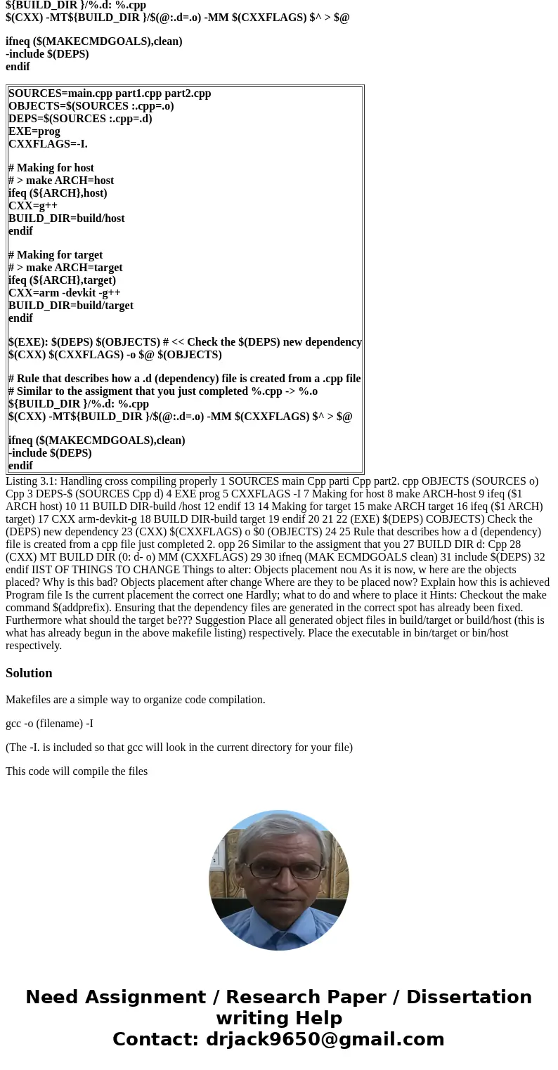 I have a problem with Makefiles, i understand the point behind them but they are very hard to understand - the programming in itself is not difficut, but making