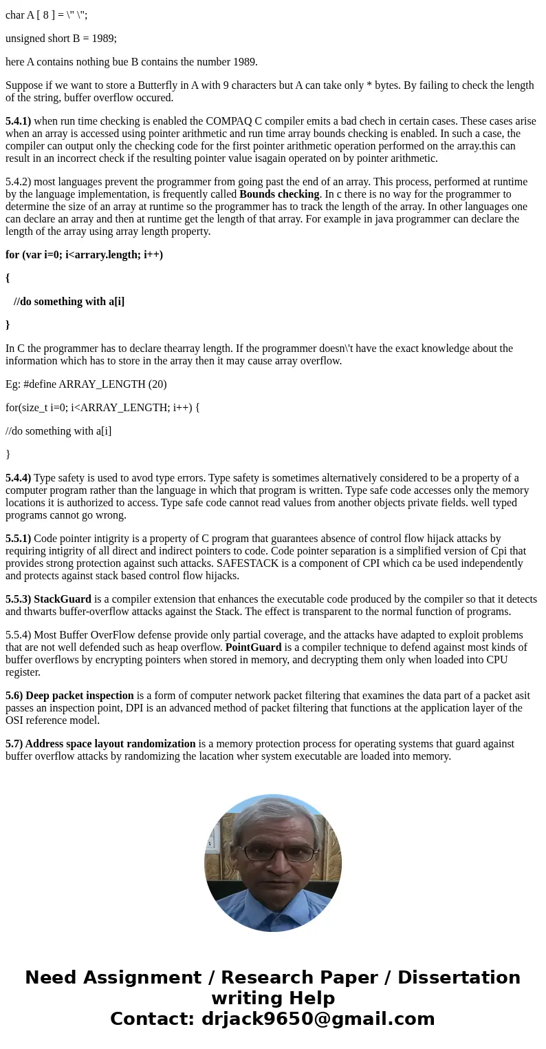 i need an explanation about below side headings these are under from buffer over flow attack 5. Defensive countermeasures 5.1 Use of safe libraries 5.2 Writing  i need an explanation about below side headings these are under from buffer over flow attack 5. Defensive countermeasures 5.1 Use of safe libraries 5.2 Writing