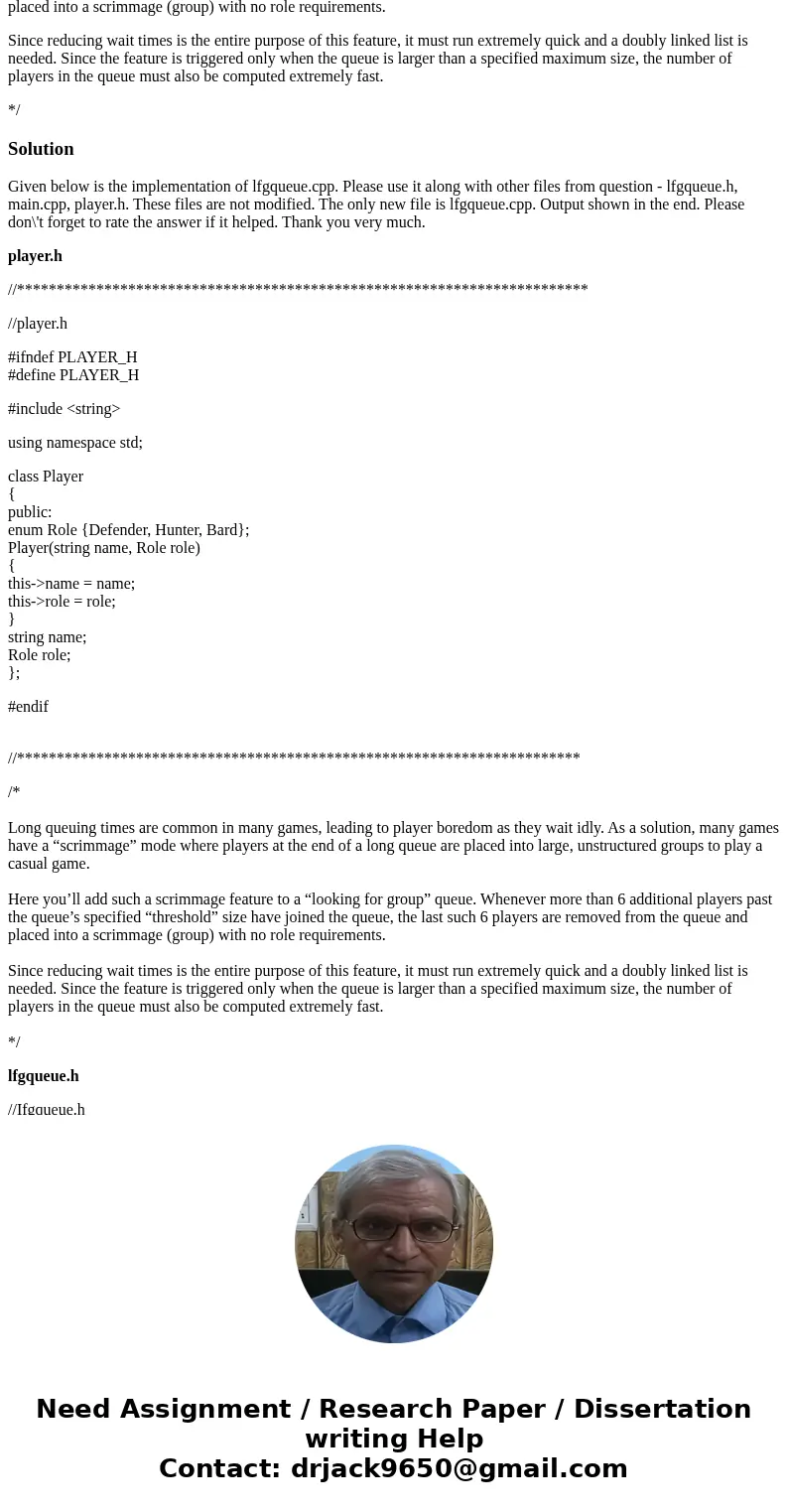 //Ifgqueue.h #ifndef LFGQUEUE_H #define LFGQUEUE_H #include \ //Ifgqueue.h #ifndef LFGQUEUE_H #define LFGQUEUE_H #include \