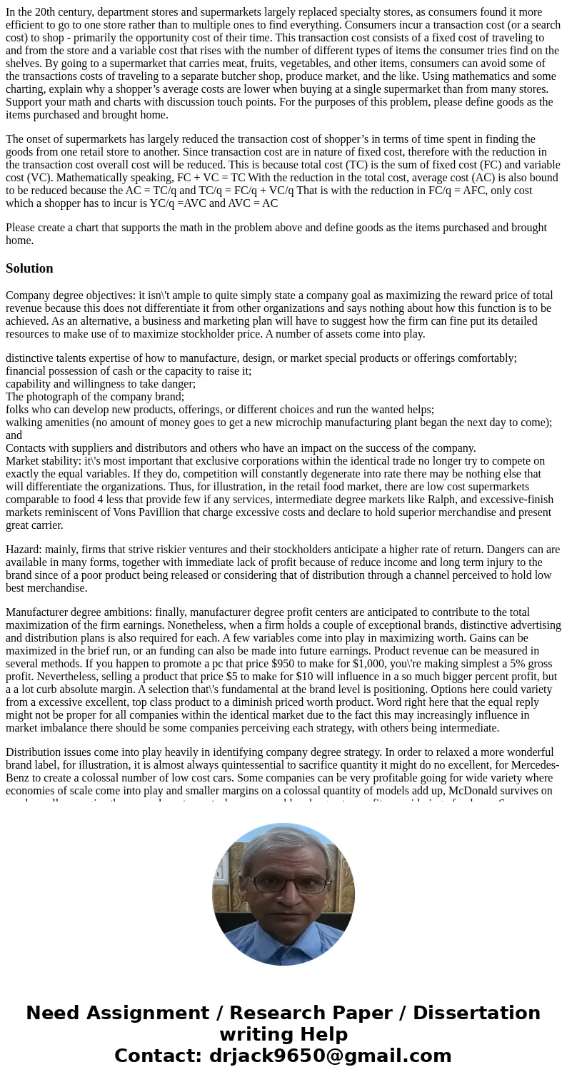 In the 20th century, department stores and supermarkets largely replaced specialty stores, as consumers found it more efficient to go to one store rather than t In the 20th century, department stores and supermarkets largely replaced specialty stores, as consumers found it more efficient to go to one store rather than t