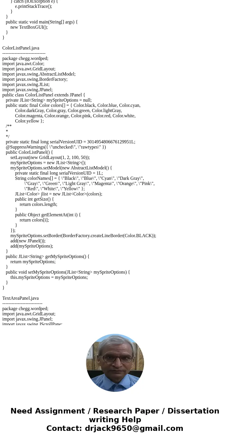 In this lab, you will create a custom word pad with saving and loading functionality, an exit option, and a customizable background color. First off, please mak In this lab, you will create a custom word pad with saving and loading functionality, an exit option, and a customizable background color. First off, please mak