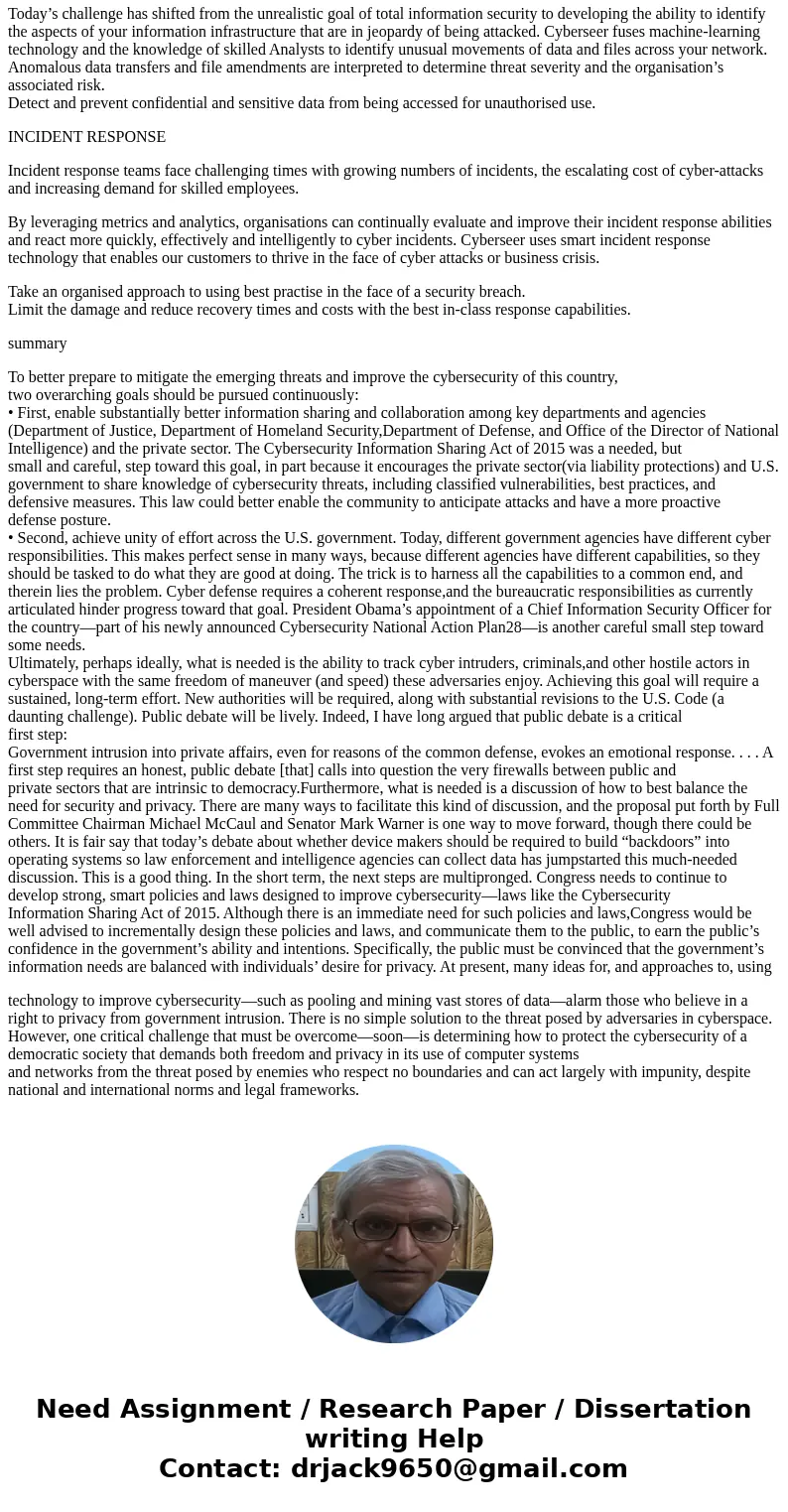 Information Security find an article online discussing defense-in-depth. List your source and provide a paragraph summary of what the article stated.SolutionAbs Information Security find an article online discussing defense-in-depth. List your source and provide a paragraph summary of what the article stated.SolutionAbs
