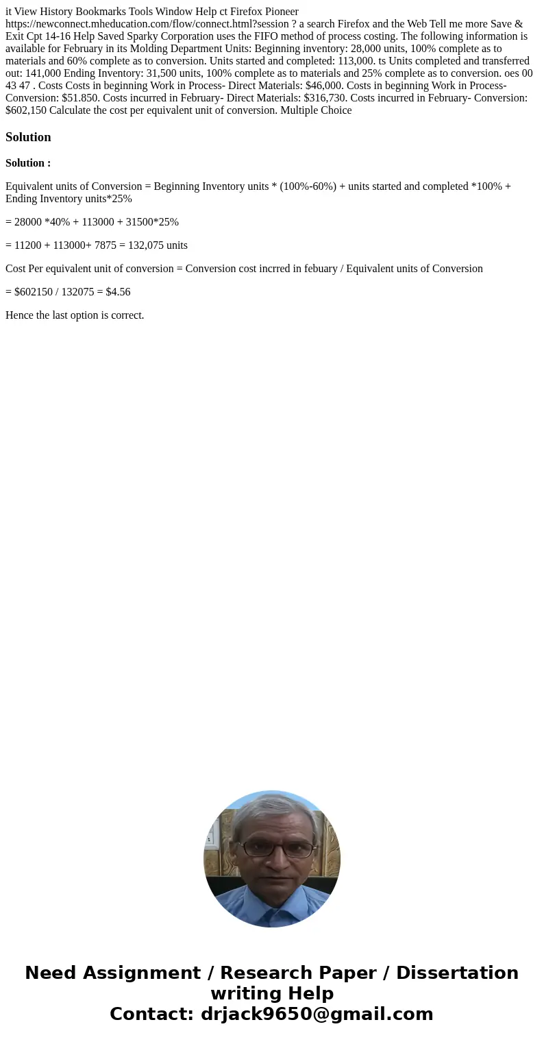 it View History Bookmarks Tools Window Help ct Firefox Pioneer https://newconnect.mheducation.com/flow/connect.html?session ? a search Firefox and the Web Tell  it View History Bookmarks Tools Window Help ct Firefox Pioneer https://newconnect.mheducation.com/flow/connect.html?session ? a search Firefox and the Web Tell