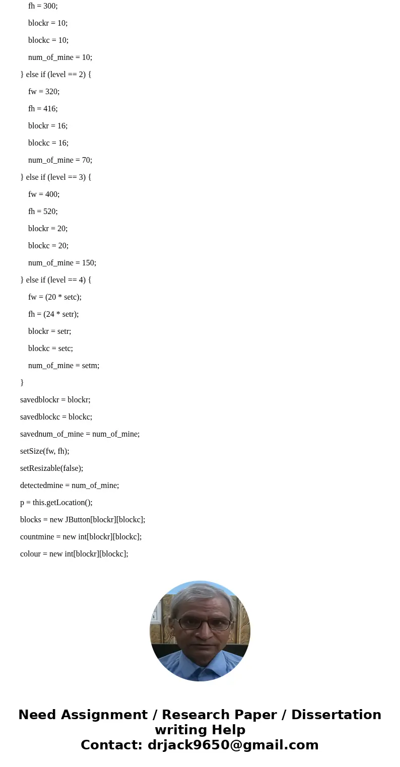 Objective: Create a graphical game of minesweeper IN JAVA. The board should consist of 10x10 buttons. Of the 100 spaces there should be at least 20 randomly pla