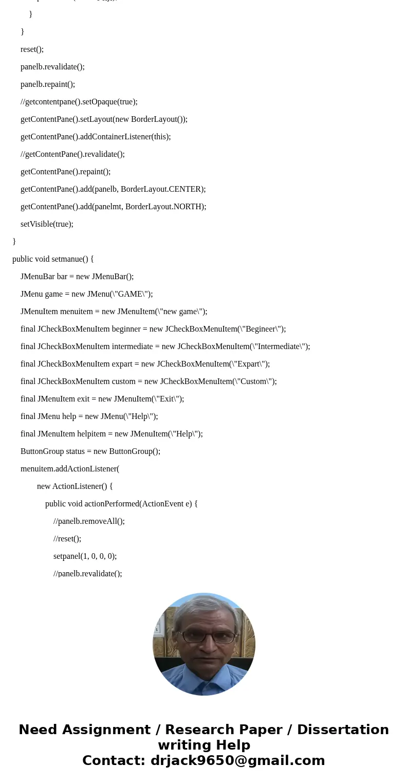Objective: Create a graphical game of minesweeper IN JAVA. The board should consist of 10x10 buttons. Of the 100 spaces there should be at least 20 randomly pla