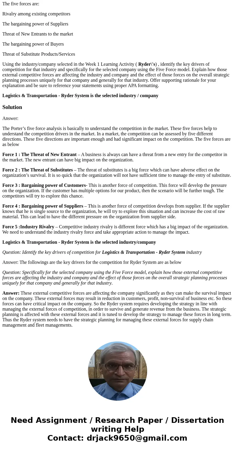 Over 30 years ago Michael Porter identified a holistic approach to understanding how competitive forces shape strategy. He posited that the only way to truly in Over 30 years ago Michael Porter identified a holistic approach to understanding how competitive forces shape strategy. He posited that the only way to truly in