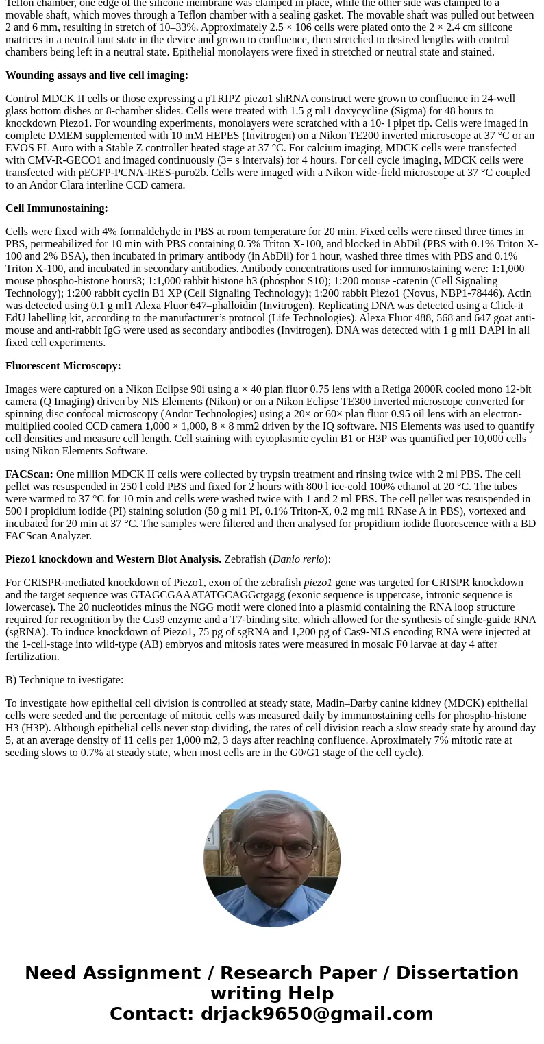 Please go through this article and make a very detailed list of all techniques used by the researchers and what the technique was used to discover or investigat Please go through this article and make a very detailed list of all techniques used by the researchers and what the technique was used to discover or investigat