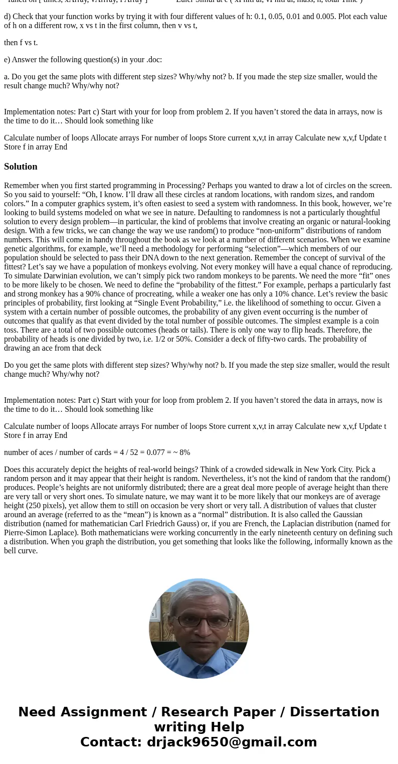 Please I neeed a code or script for this. (1D leaf in the wind, many time steps, using functions!). In this problem you’re going to create a function file to en Please I neeed a code or script for this. (1D leaf in the wind, many time steps, using functions!). In this problem you’re going to create a function file to en