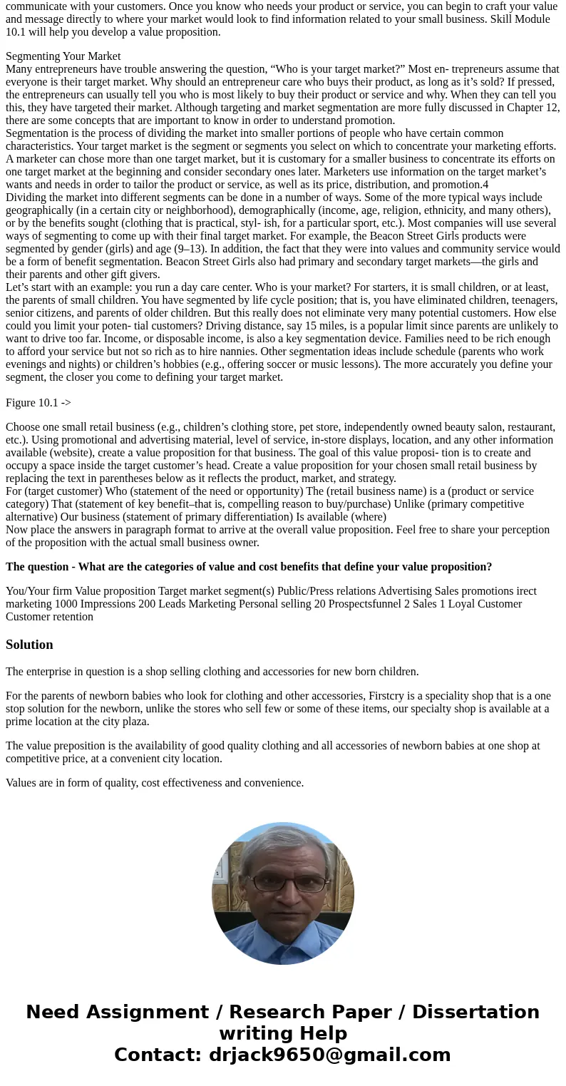Please read the article and answer the qeustion. The Need for Promotion You’ve experienced your business “light bulb” idea for a terrific new product or service Please read the article and answer the qeustion. The Need for Promotion You’ve experienced your business “light bulb” idea for a terrific new product or service