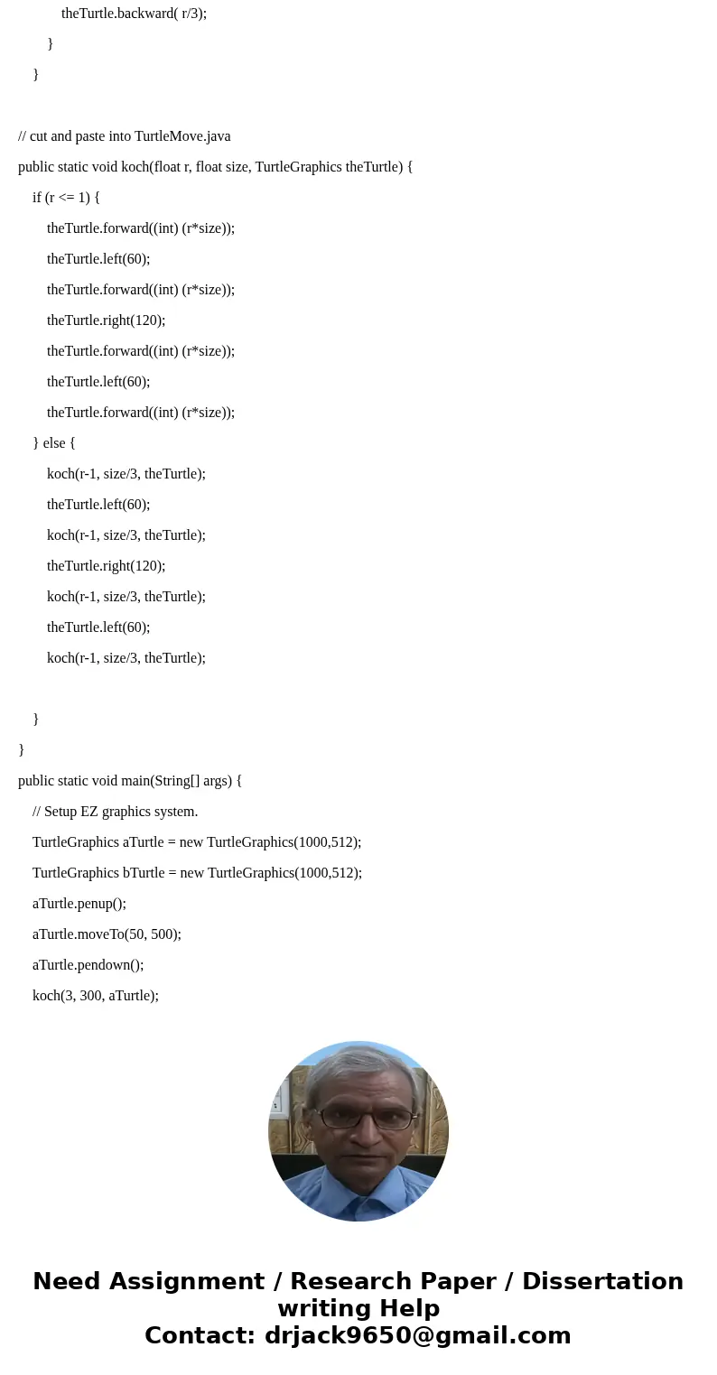 Please send the three edited codes and label them separately. Please answer question and send edited code Turtle Example import turtlegraphics.TurtleGraphics; / Please send the three edited codes and label them separately. Please answer question and send edited code Turtle Example import turtlegraphics.TurtleGraphics; /