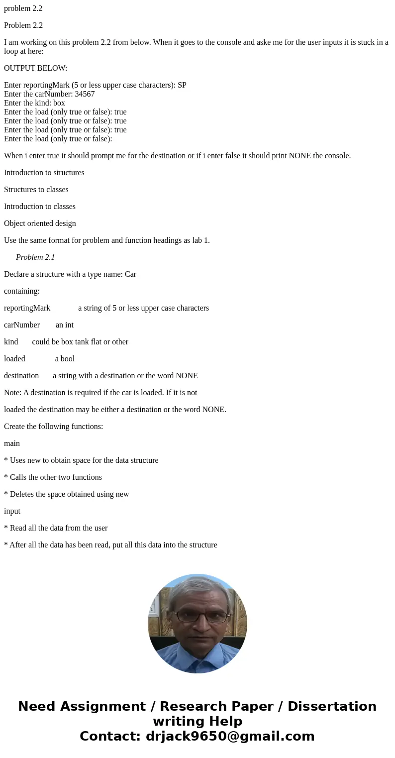 problem 2.2 Problem 2.2 I am working on this problem 2.2 from below. When it goes to the console and aske me for the user inputs it is stuck in a loop at here:  problem 2.2 Problem 2.2 I am working on this problem 2.2 from below. When it goes to the console and aske me for the user inputs it is stuck in a loop at here: